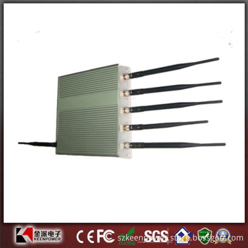 15W 6 Antenna High Power WiFi + GPS + Cell Phone Jammer